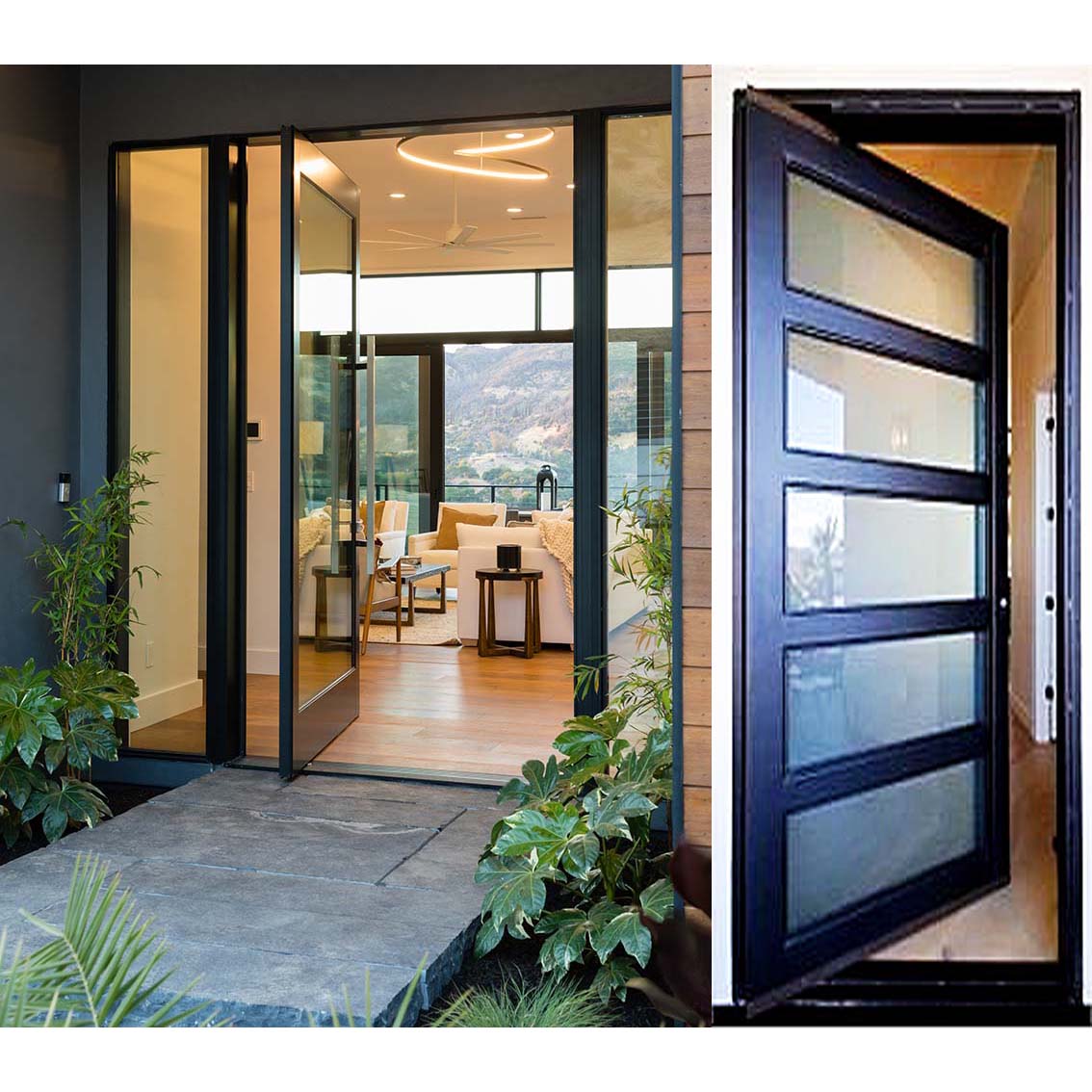 180° Rotary Pivot Door (Aluminum)